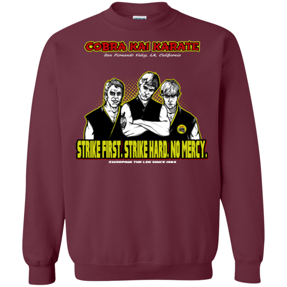 Sweatshirts Maroon / Small The Leg Sweepers Crewneck Sweatshirt