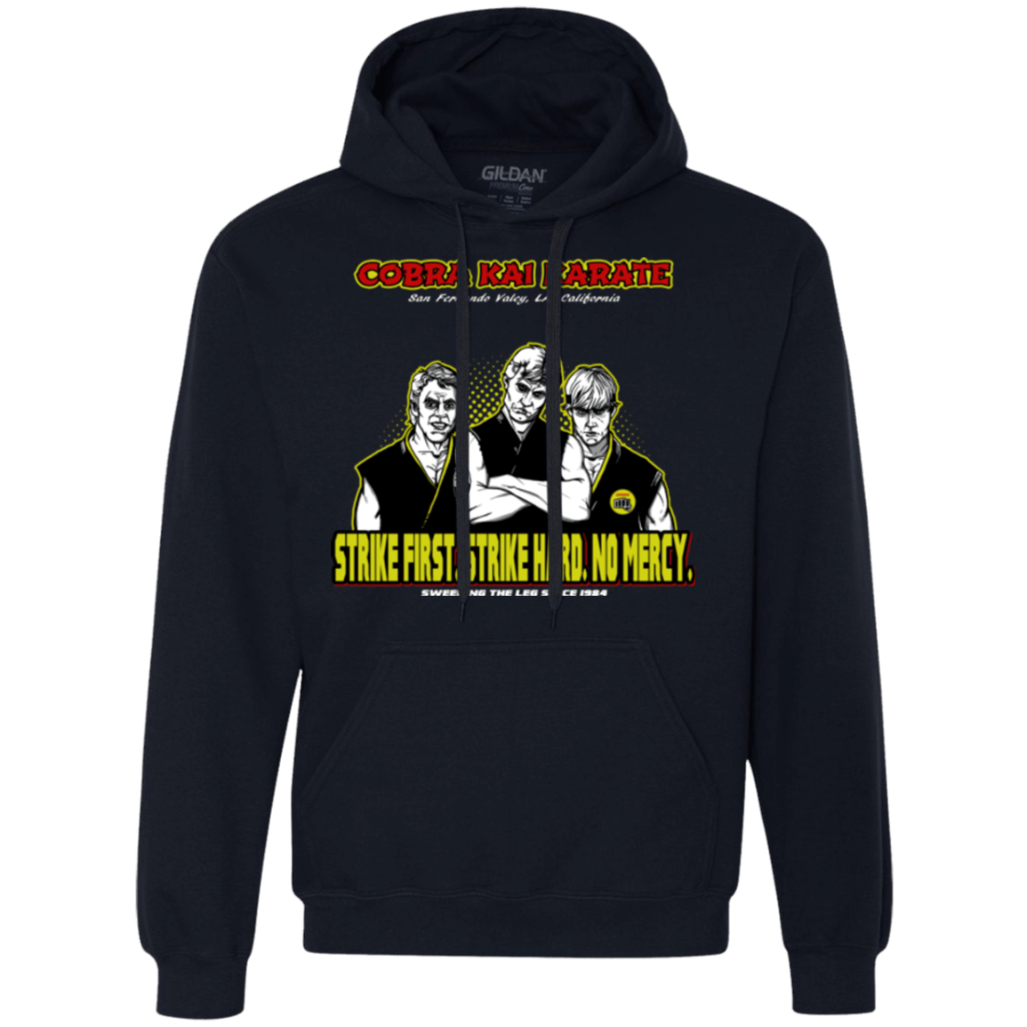 Sweatshirts Navy / Small The Leg Sweepers Premium Fleece Hoodie