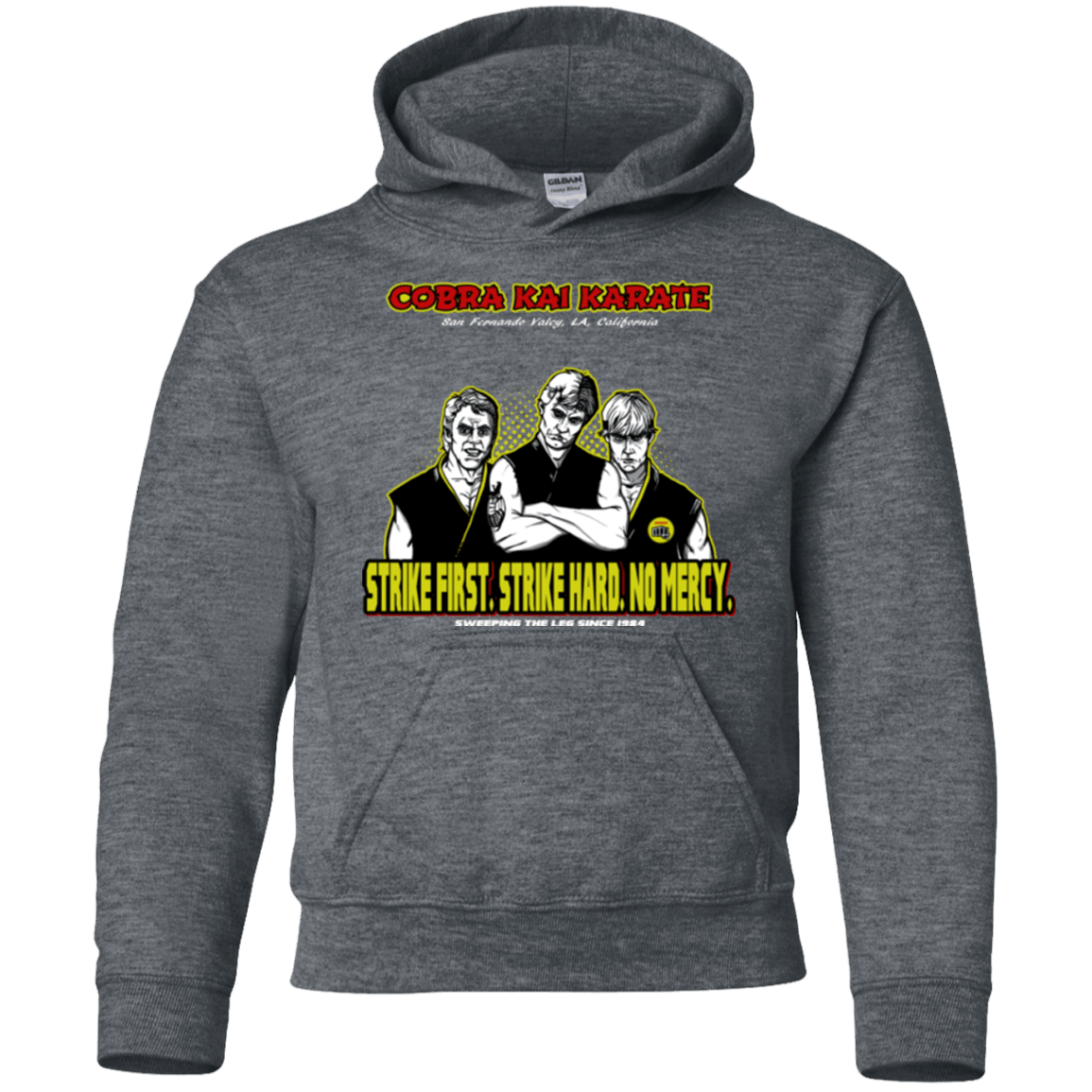 Sweatshirts Dark Heather / YS The Leg Sweepers Youth Hoodie