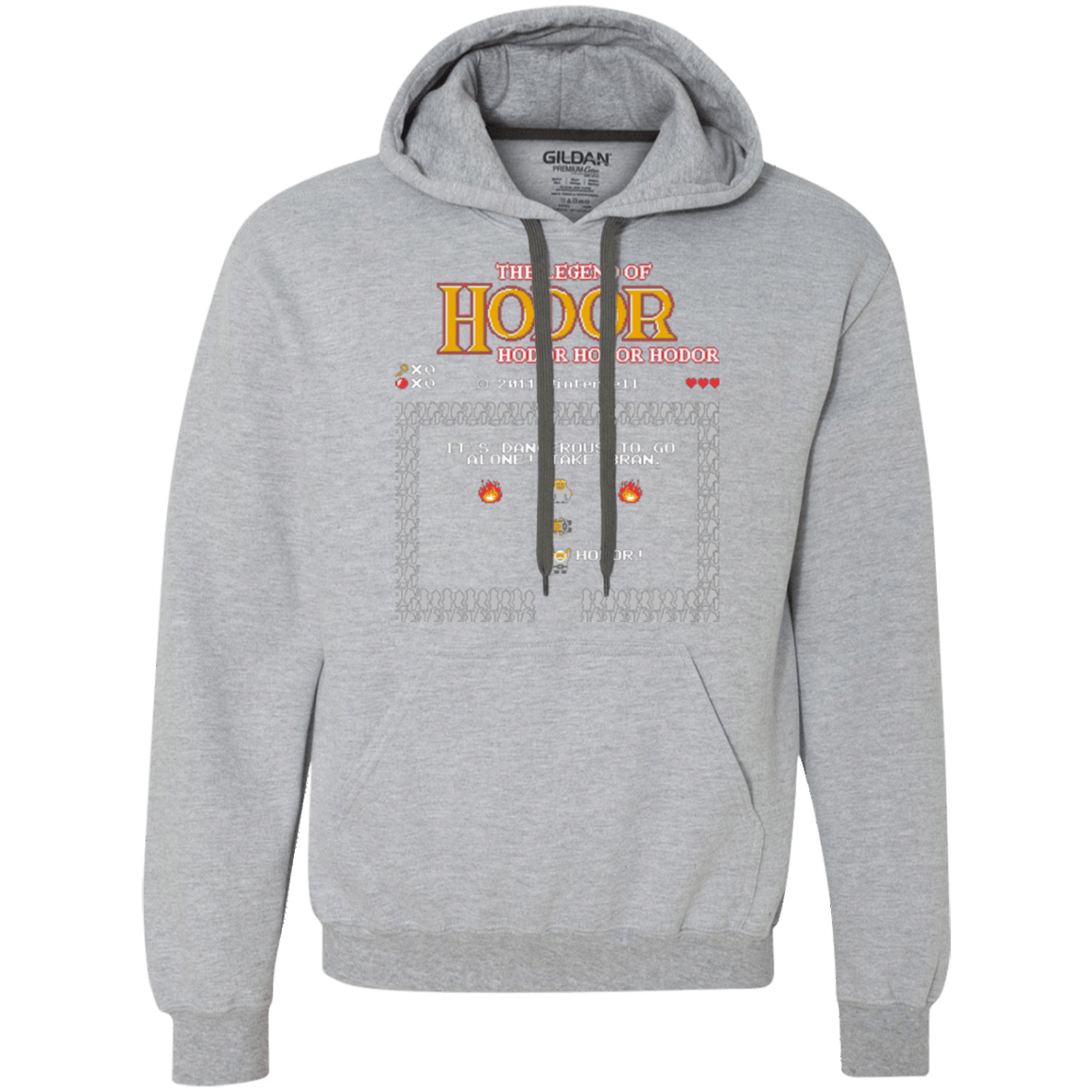 Sweatshirts Sport Grey / Small The Legend of Hodor Premium Fleece Hoodie