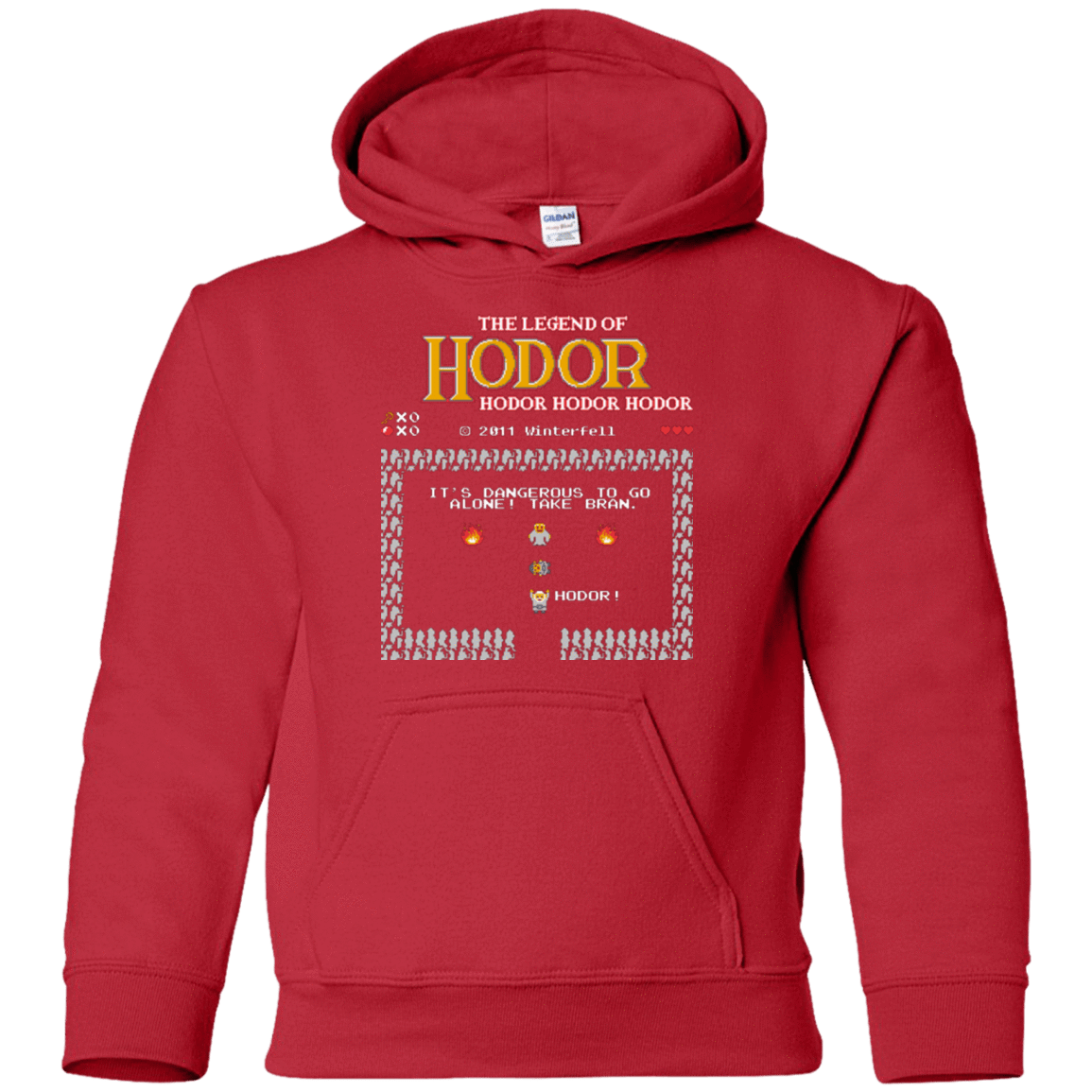 Sweatshirts Red / YS The Legend of Hodor Youth Hoodie