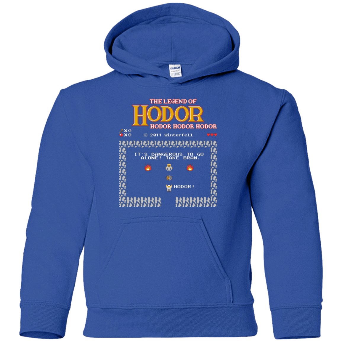 Sweatshirts Royal / YS The Legend of Hodor Youth Hoodie