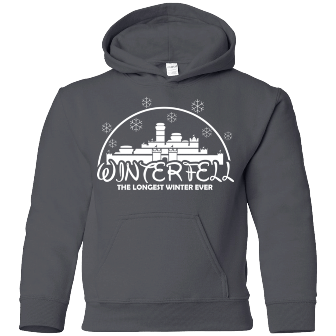 Sweatshirts Charcoal / YS The longest winter Youth Hoodie