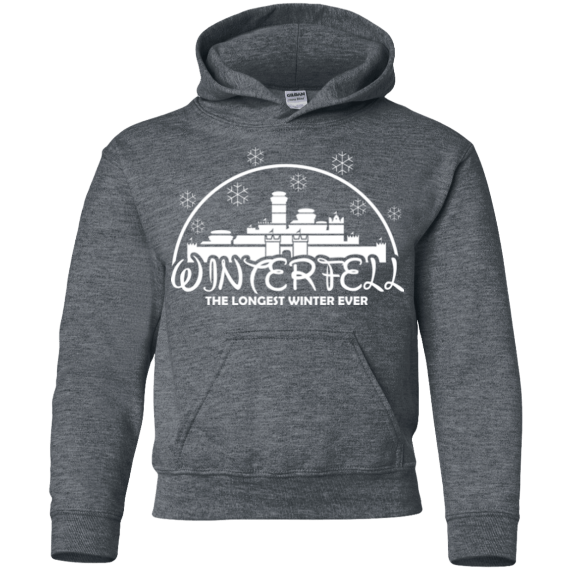 Sweatshirts Dark Heather / YS The longest winter Youth Hoodie