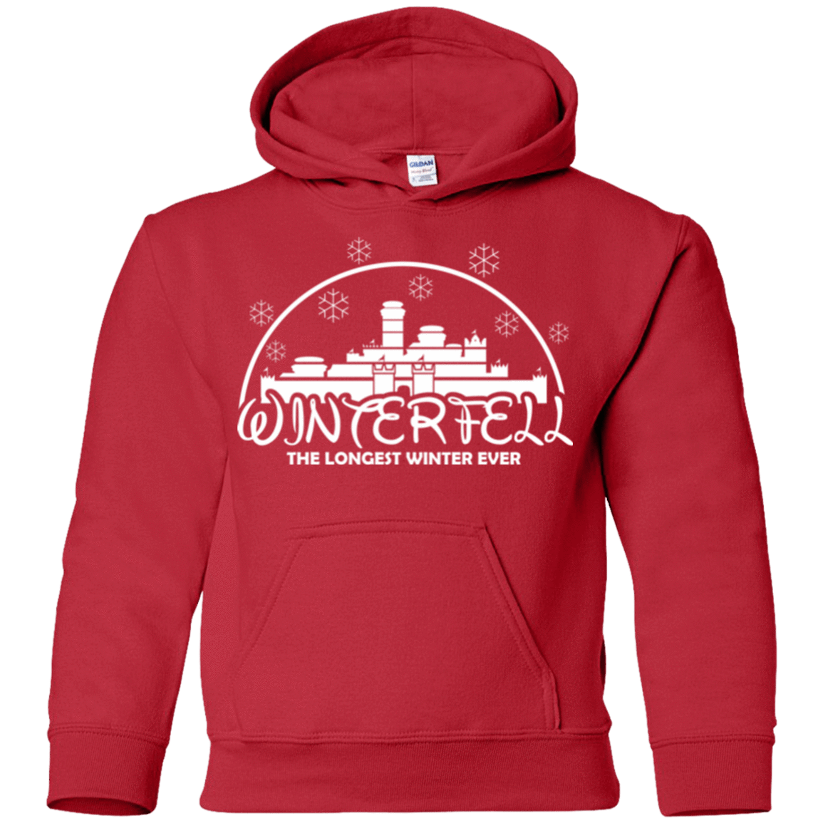 Sweatshirts Red / YS The longest winter Youth Hoodie