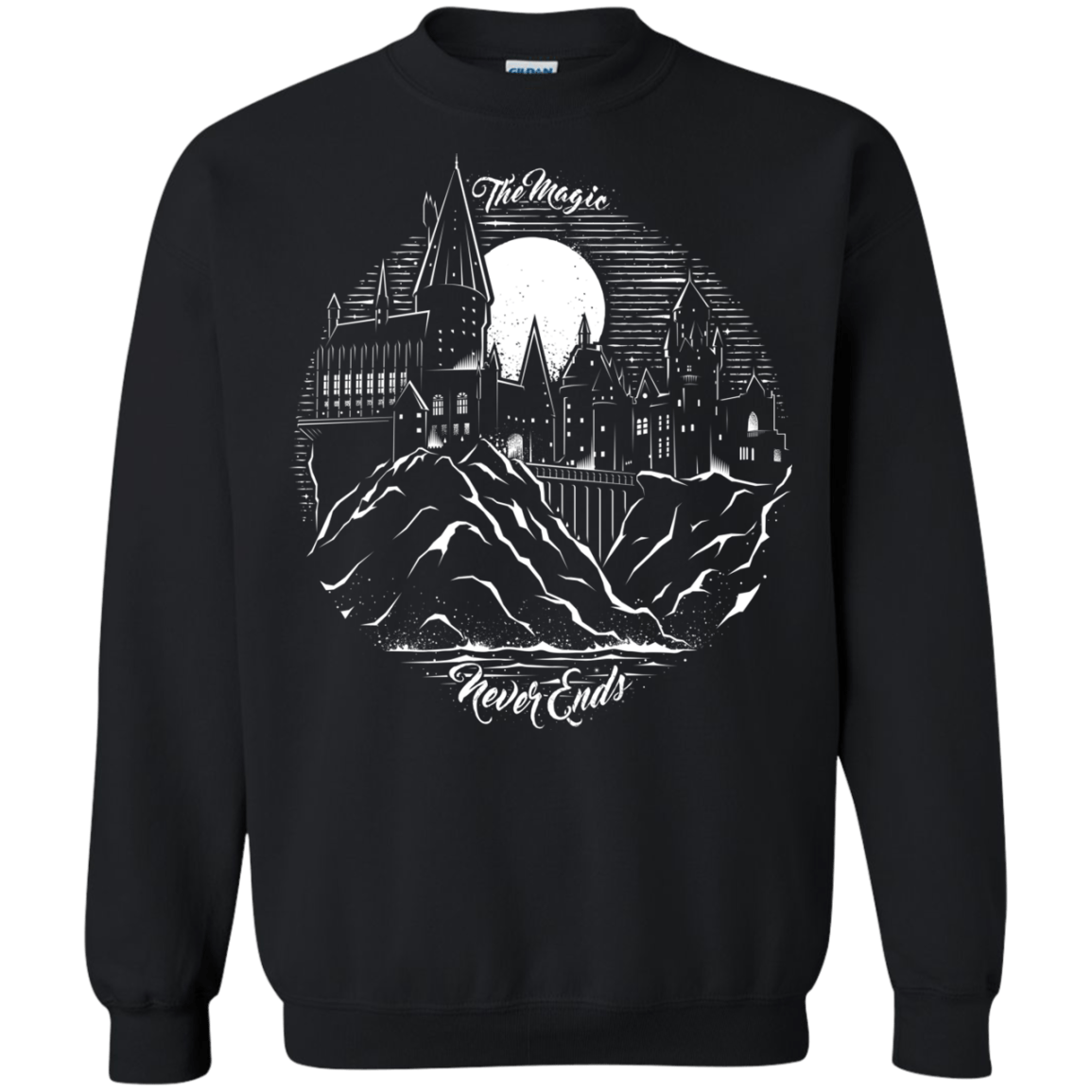 Sweatshirts Black / Small The Magic Never Ends Crewneck Sweatshirt
