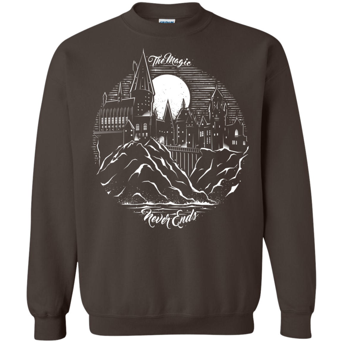 Sweatshirts Dark Chocolate / Small The Magic Never Ends Crewneck Sweatshirt