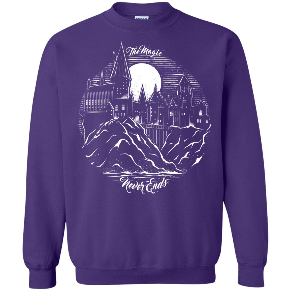 Sweatshirts Purple / Small The Magic Never Ends Crewneck Sweatshirt
