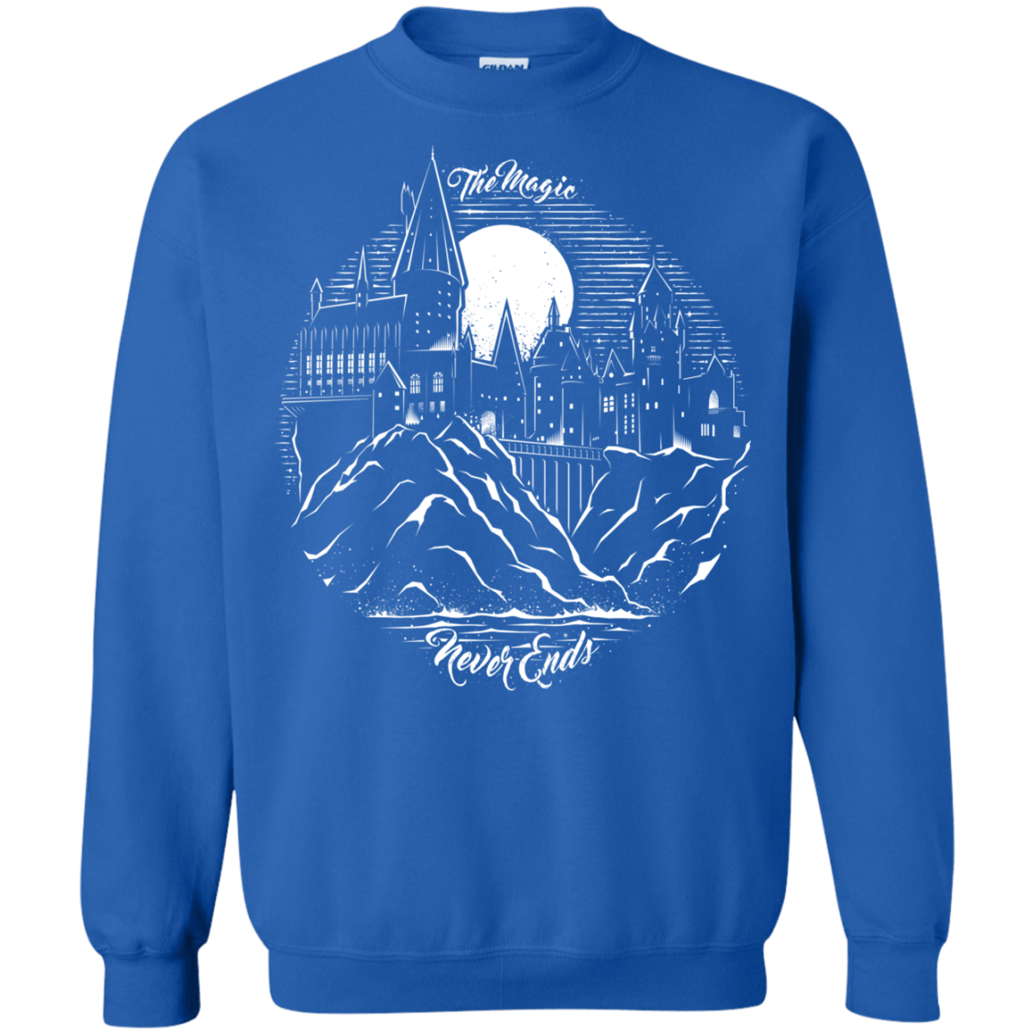 Sweatshirts Royal / Small The Magic Never Ends Crewneck Sweatshirt