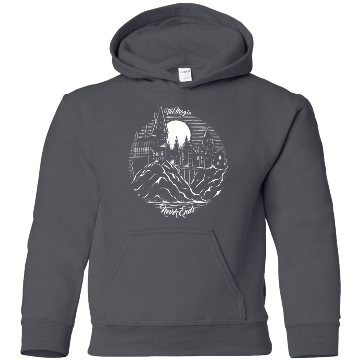 Sweatshirts Charcoal / YS The Magic Never Ends Youth Hoodie