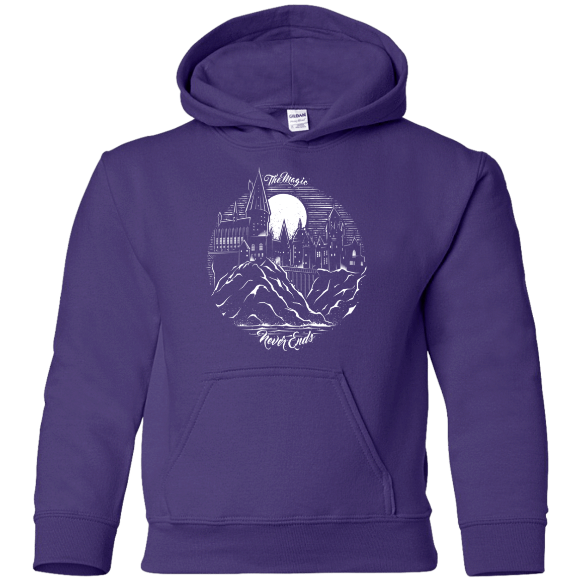 Sweatshirts Purple / YS The Magic Never Ends Youth Hoodie