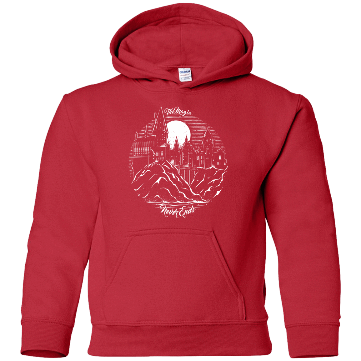 Sweatshirts Red / YS The Magic Never Ends Youth Hoodie