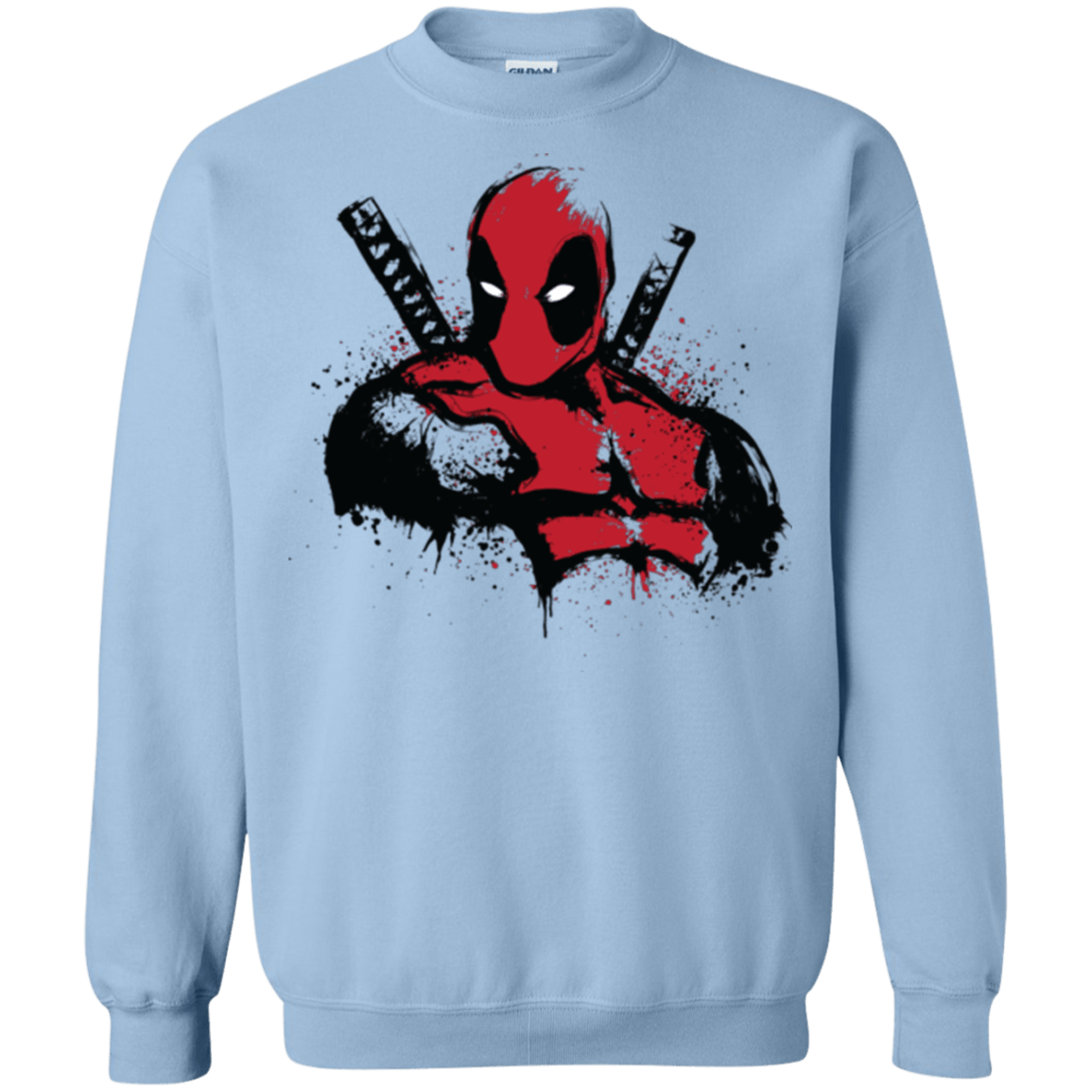 Sweatshirts Light Blue / Small The Merc in Red Crewneck Sweatshirt