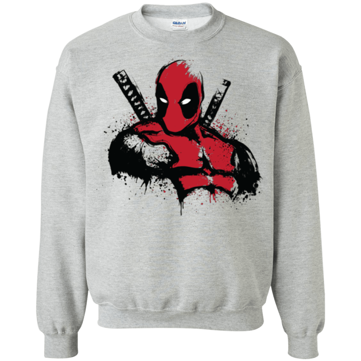 Sweatshirts Sport Grey / Small The Merc in Red Crewneck Sweatshirt