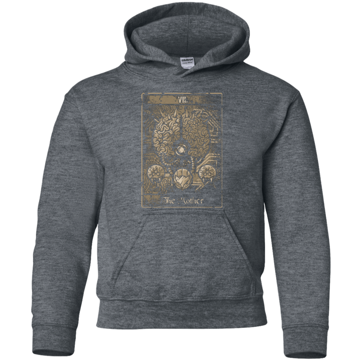 Sweatshirts Dark Heather / YS THE MOTHER Youth Hoodie
