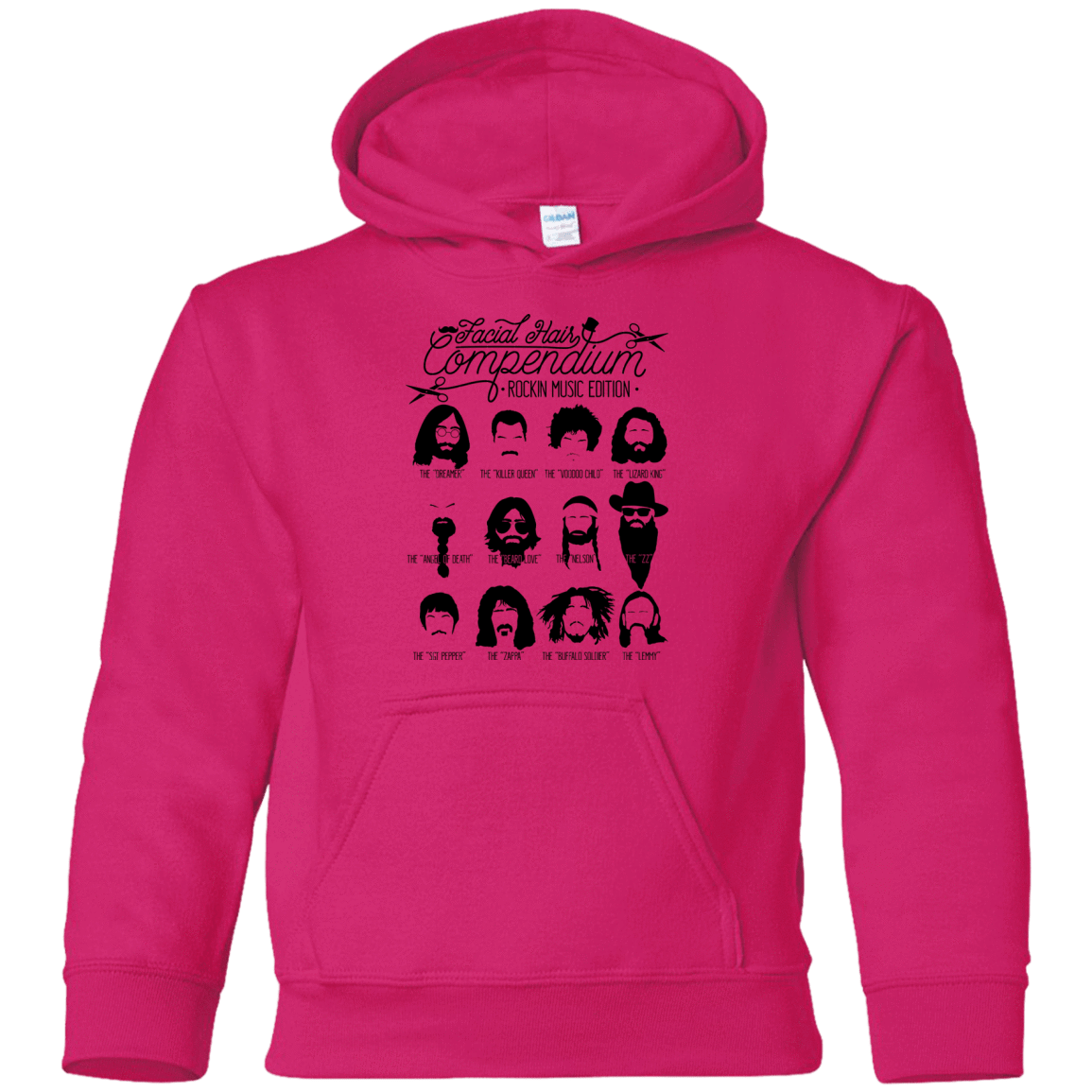 Sweatshirts Heliconia / YS The Music Facial Hair Compendium Youth Hoodie