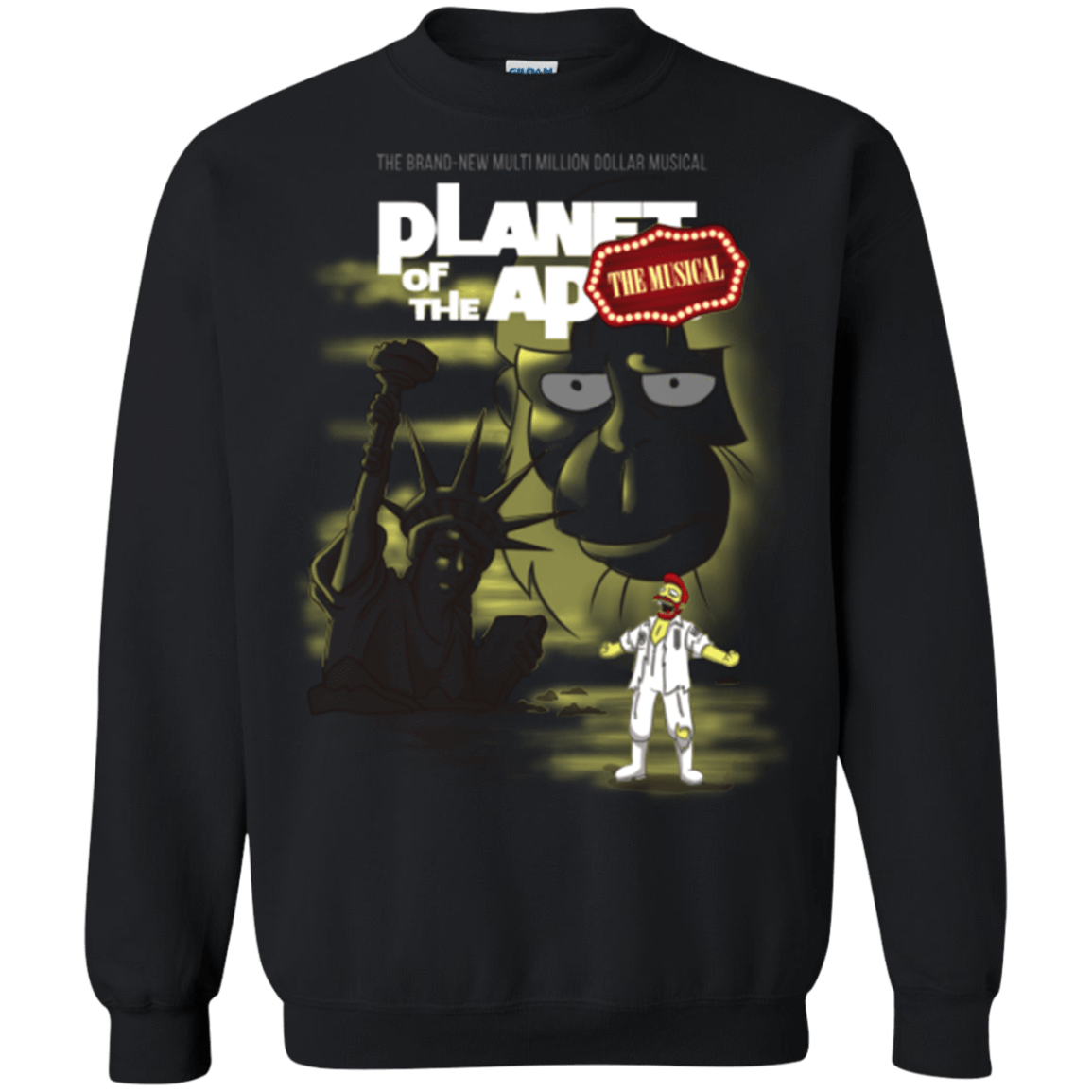 Sweatshirts Black / Small The new multimillion dollar musical Crewneck Sweatshirt