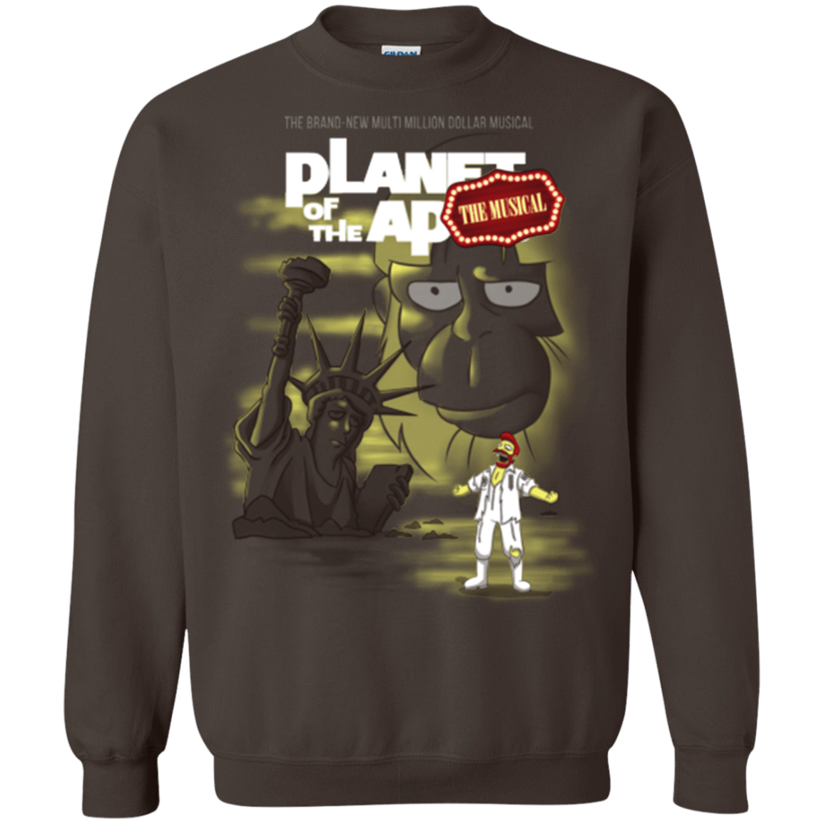 Sweatshirts Dark Chocolate / Small The new multimillion dollar musical Crewneck Sweatshirt