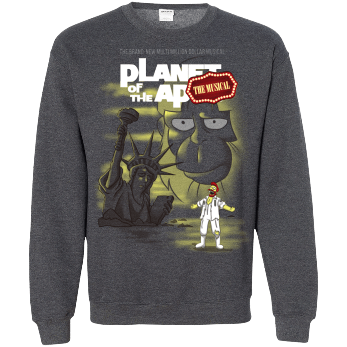 Sweatshirts Dark Heather / Small The new multimillion dollar musical Crewneck Sweatshirt