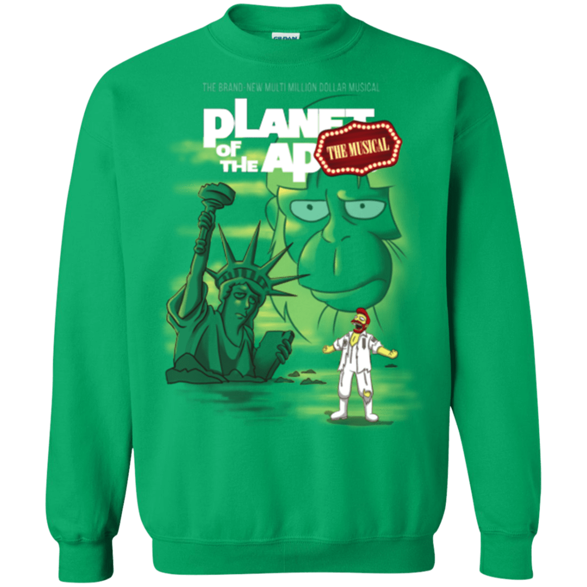 Sweatshirts Irish Green / Small The new multimillion dollar musical Crewneck Sweatshirt