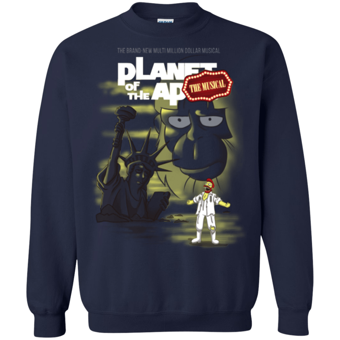 Sweatshirts Navy / Small The new multimillion dollar musical Crewneck Sweatshirt