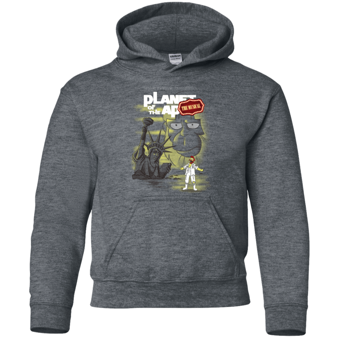 Sweatshirts Dark Heather / YS The new multimillion dollar musical Youth Hoodie