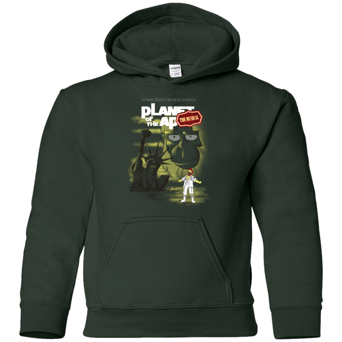 Sweatshirts Forest Green / YS The new multimillion dollar musical Youth Hoodie