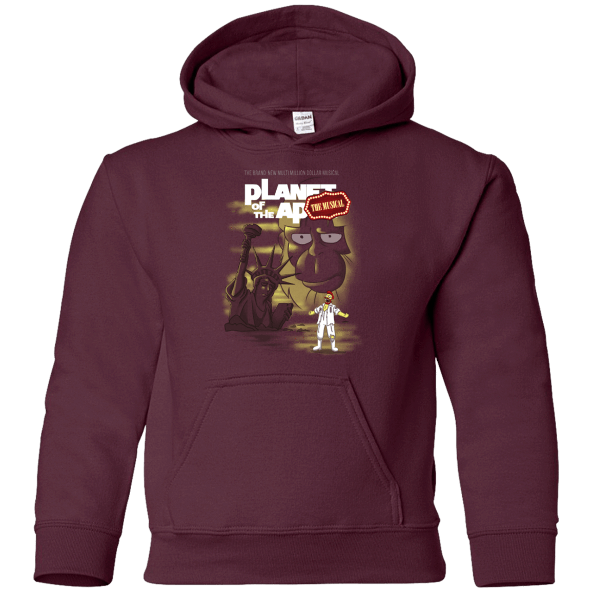 Sweatshirts Maroon / YS The new multimillion dollar musical Youth Hoodie