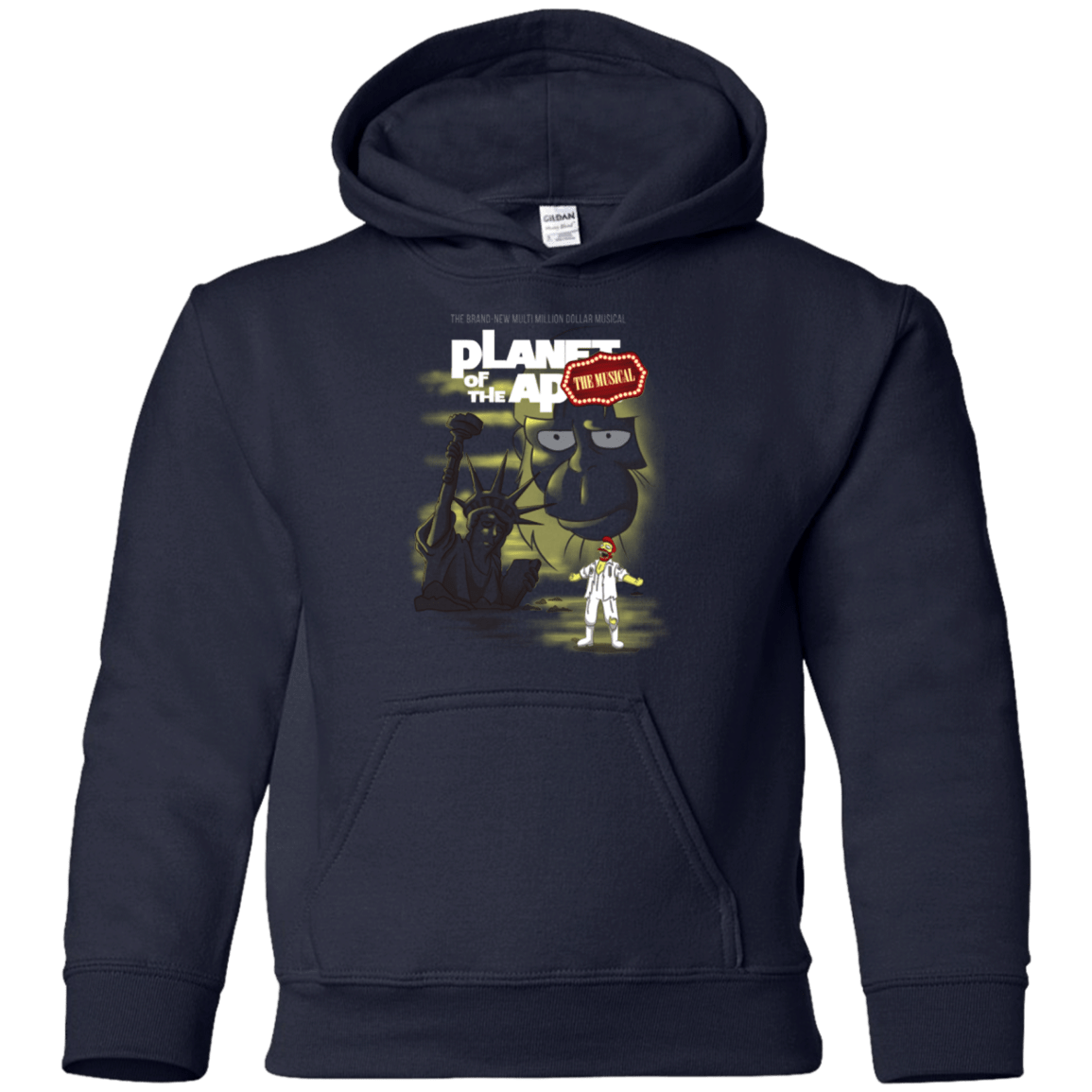 Sweatshirts Navy / YS The new multimillion dollar musical Youth Hoodie