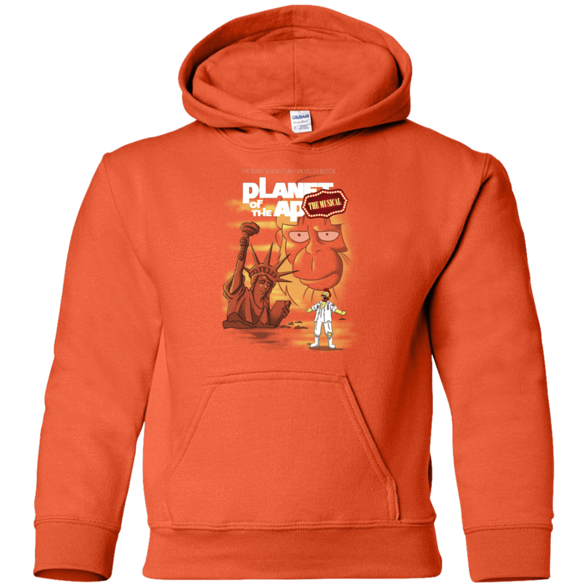 Sweatshirts Orange / YS The new multimillion dollar musical Youth Hoodie