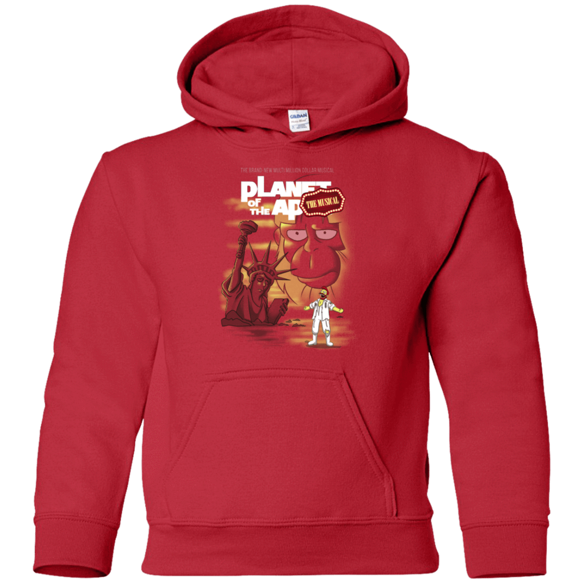 Sweatshirts Red / YS The new multimillion dollar musical Youth Hoodie