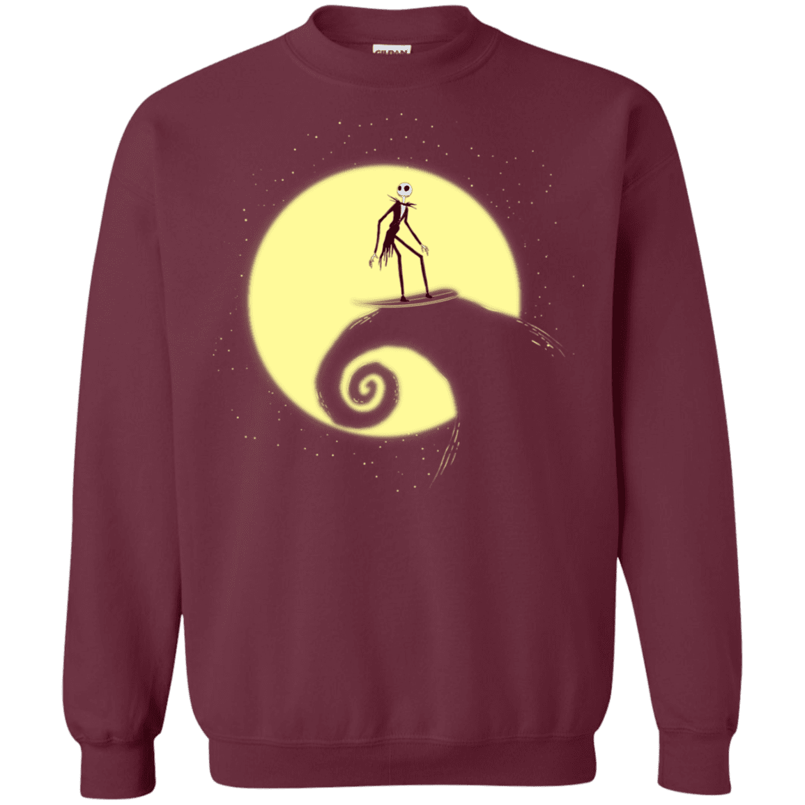 Sweatshirts Maroon / S The Night Before Surfing Crewneck Sweatshirt