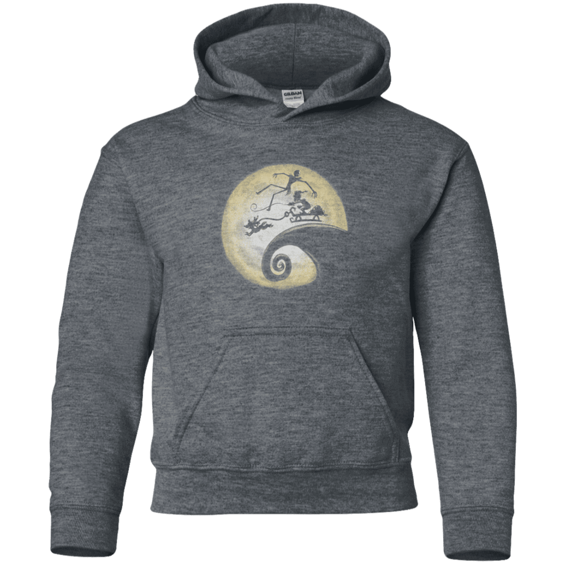 Sweatshirts Dark Heather / YS The Nightmare Before Grinchmas Youth Hoodie