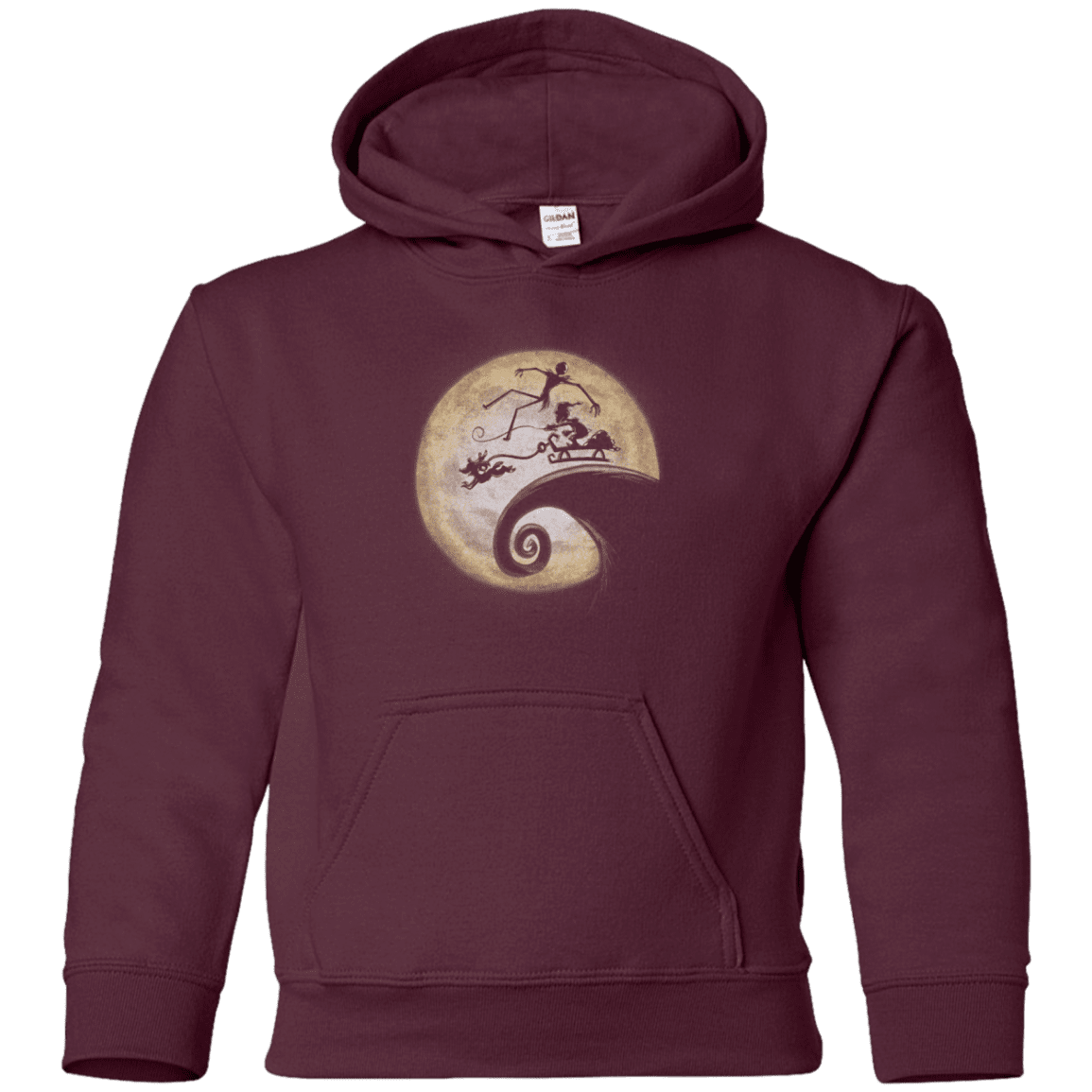 Sweatshirts Maroon / YS The Nightmare Before Grinchmas Youth Hoodie