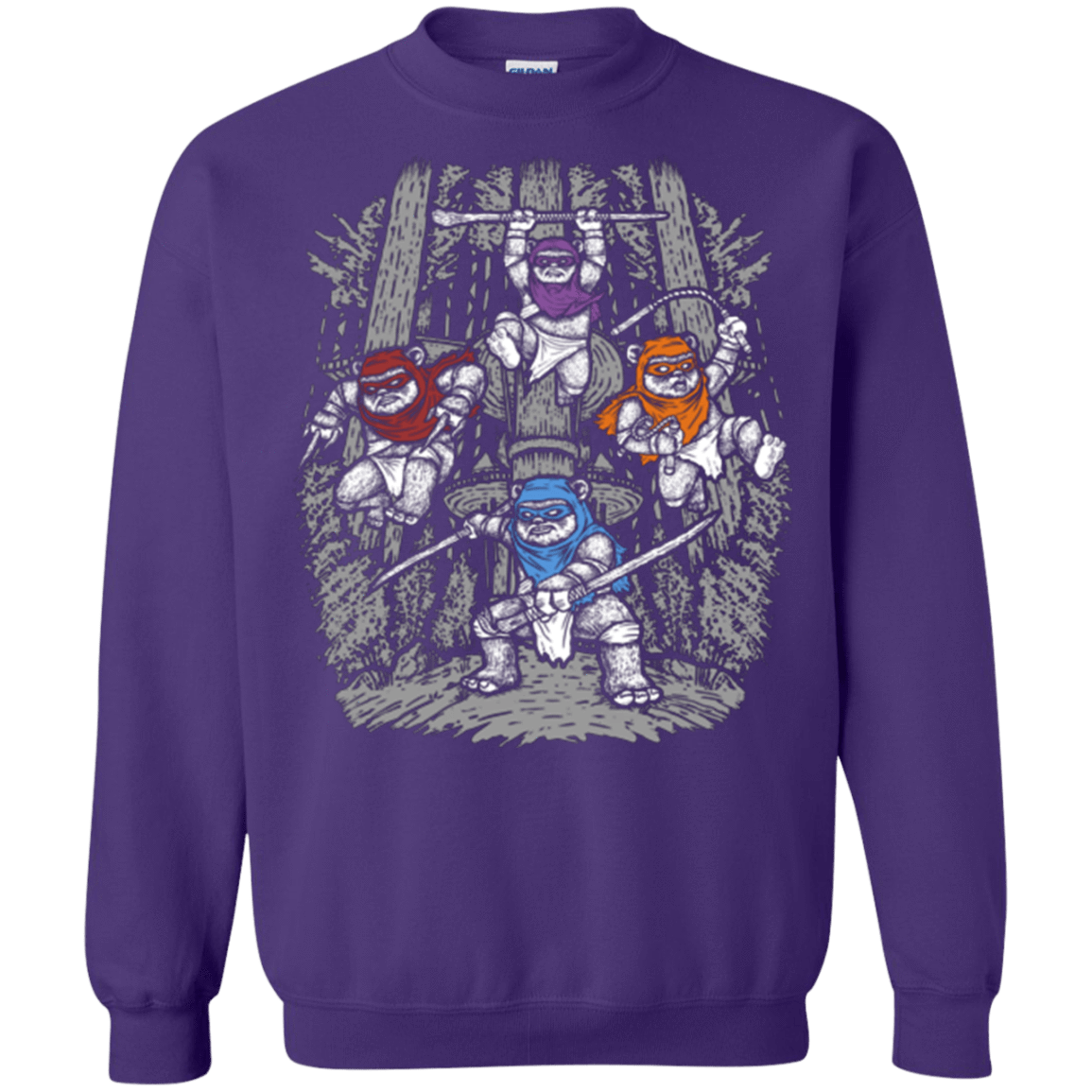Sweatshirts Purple / Small The Ninja Savages Crewneck Sweatshirt