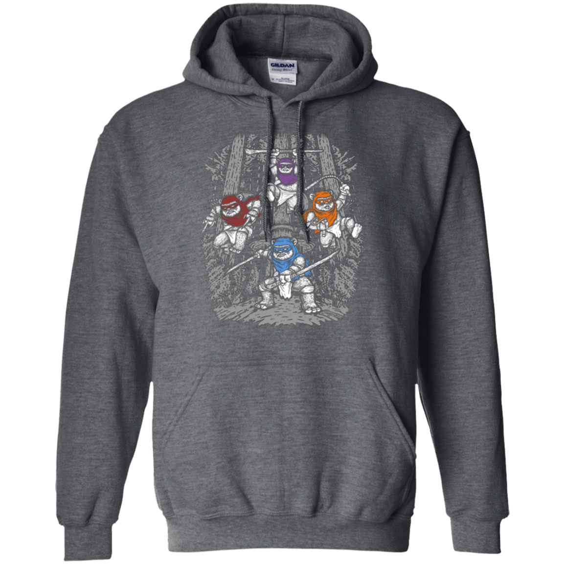 Sweatshirts Dark Heather / Small The Ninja Savages Pullover Hoodie