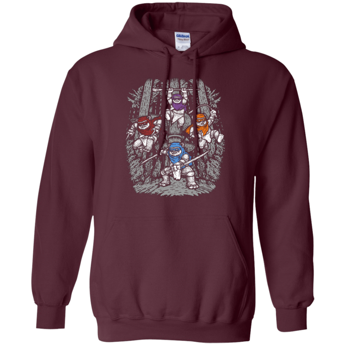 Sweatshirts Maroon / Small The Ninja Savages Pullover Hoodie