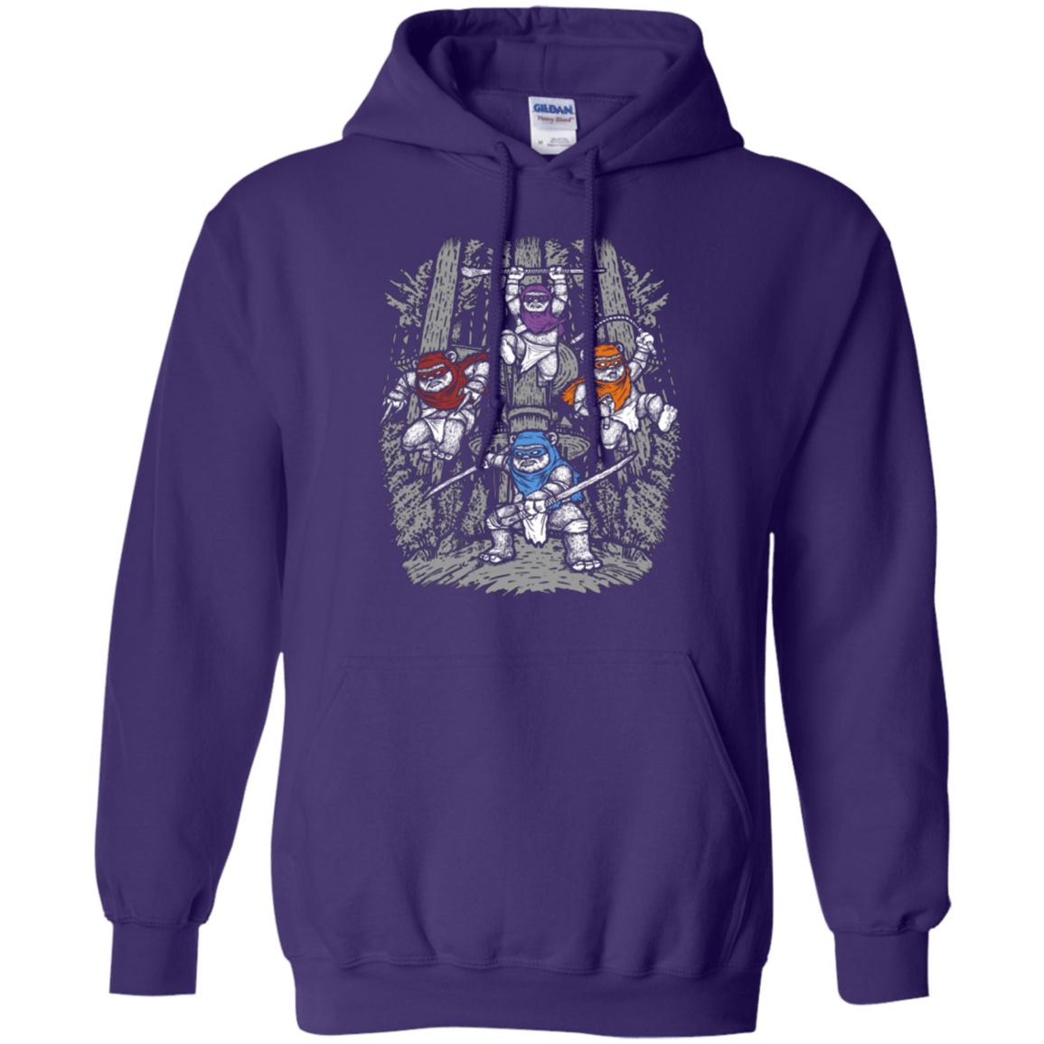 Sweatshirts Purple / Small The Ninja Savages Pullover Hoodie
