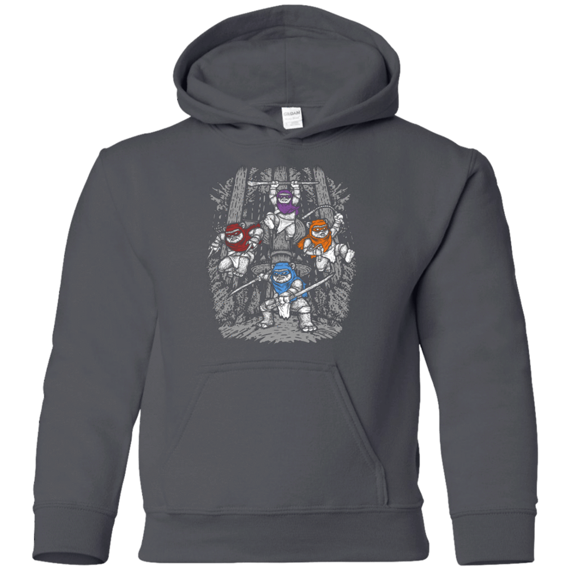 Sweatshirts Charcoal / YS The Ninja Savages Youth Hoodie