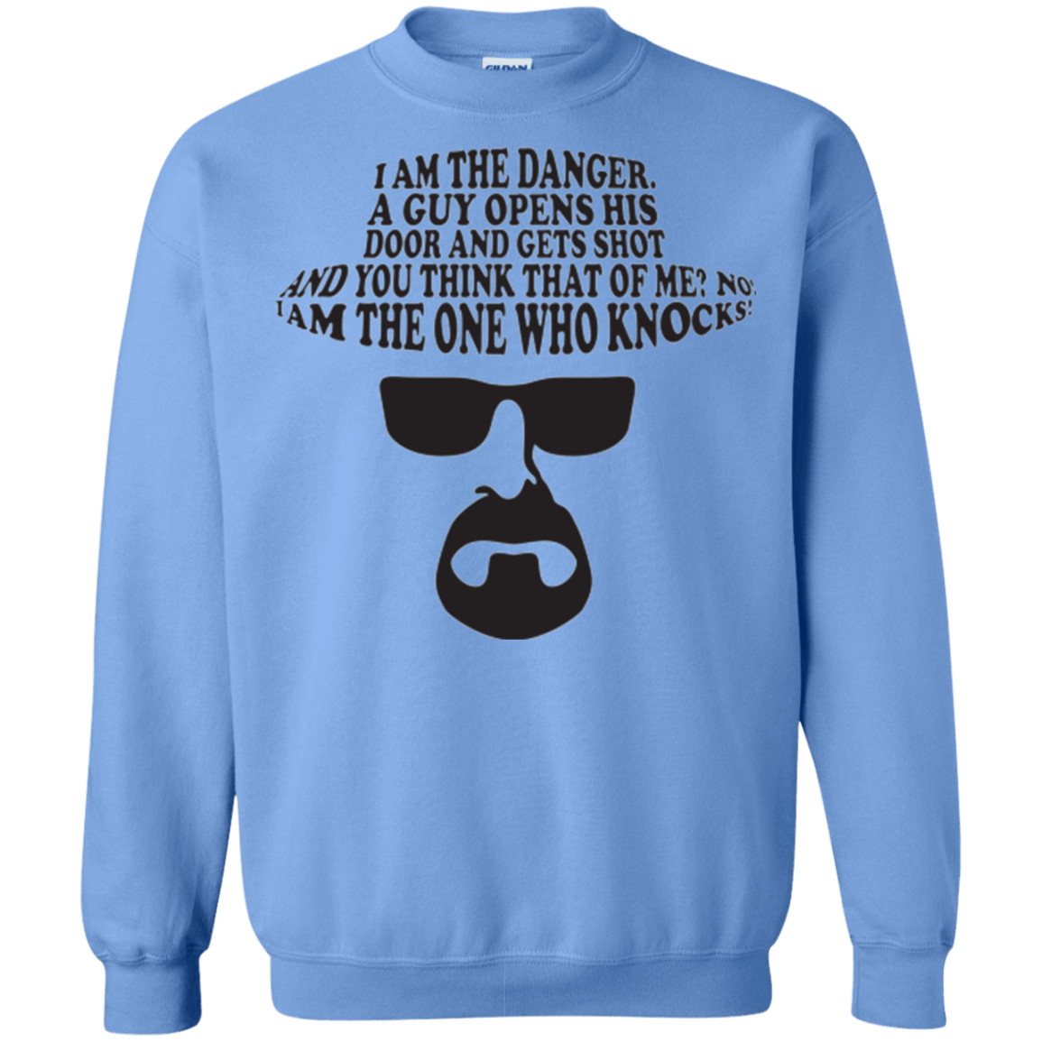 Sweatshirts Carolina Blue / Small The One Who Knocks Crewneck Sweatshirt