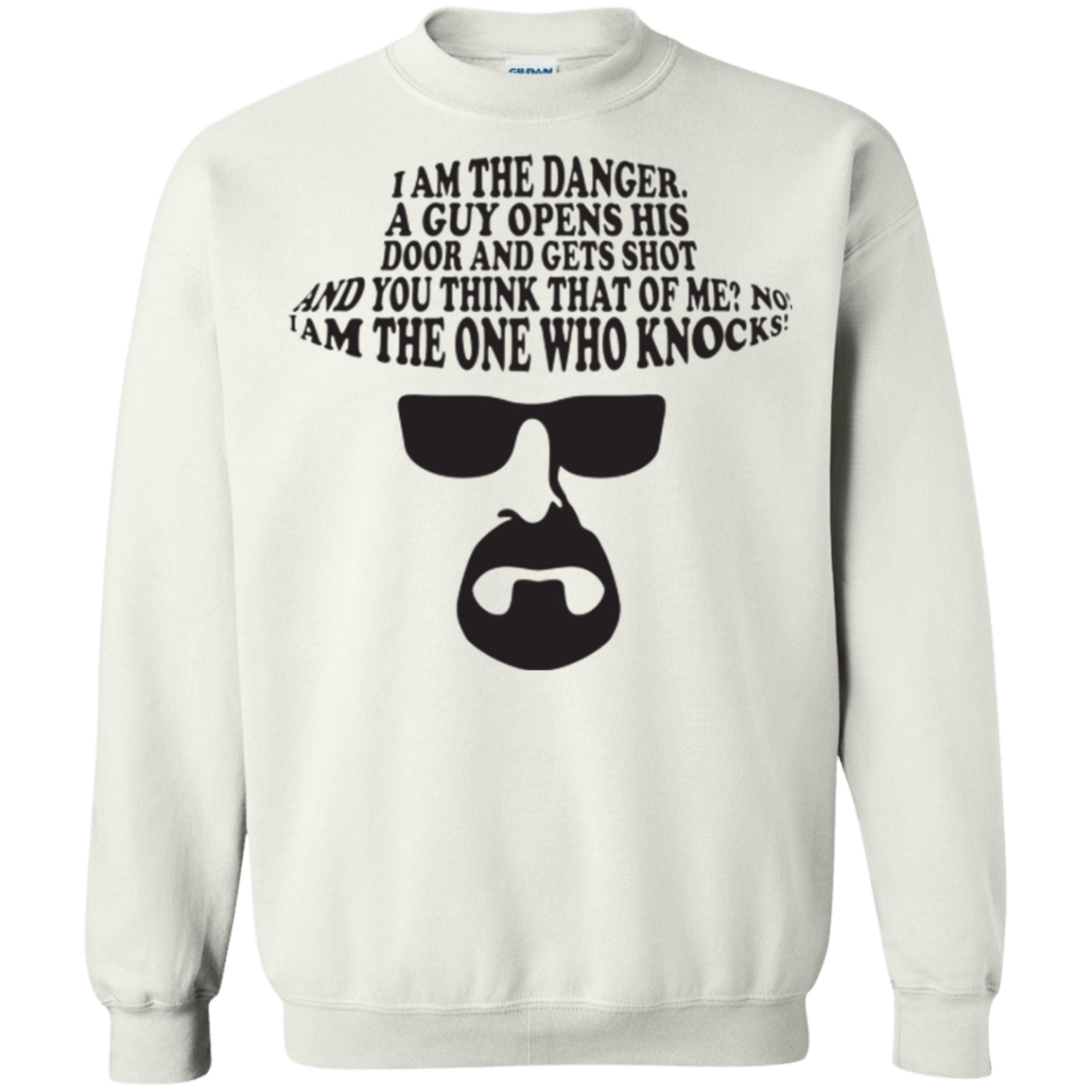 Sweatshirts White / Small The One Who Knocks Crewneck Sweatshirt