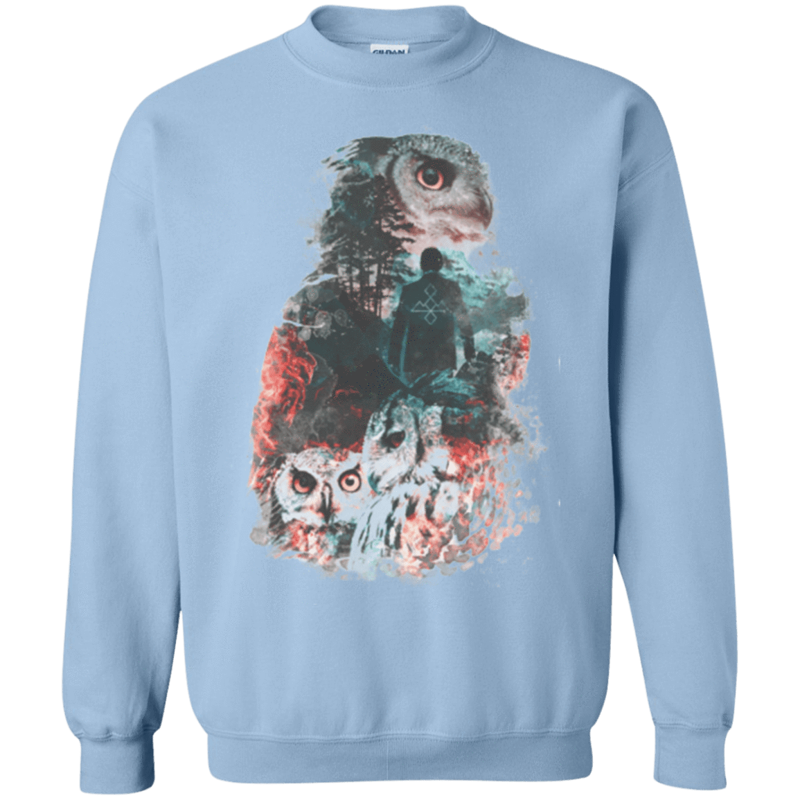 Sweatshirts Light Blue / Small The Owls are Not What They Seem Crewneck Sweatshirt