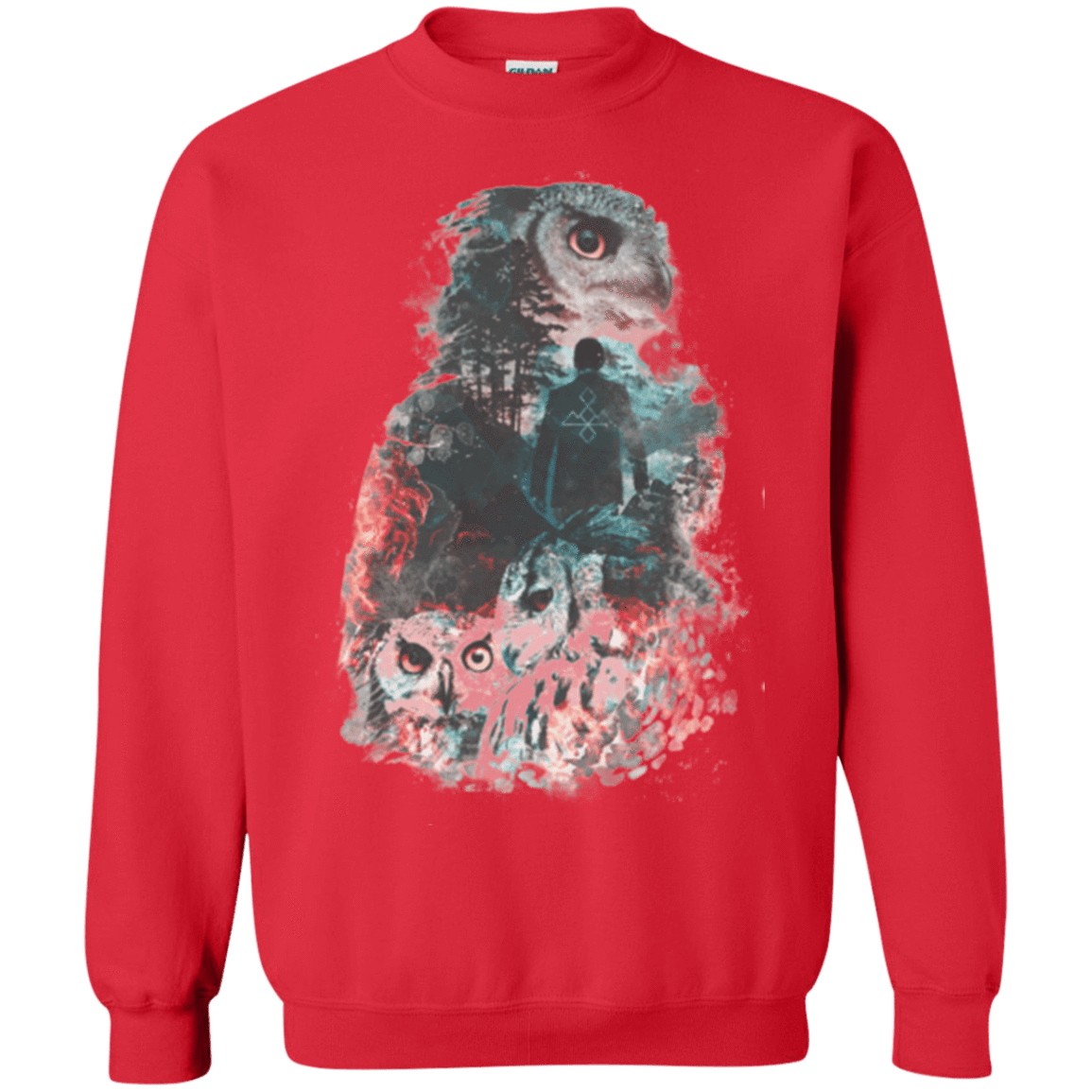 Sweatshirts Red / Small The Owls are Not What They Seem Crewneck Sweatshirt