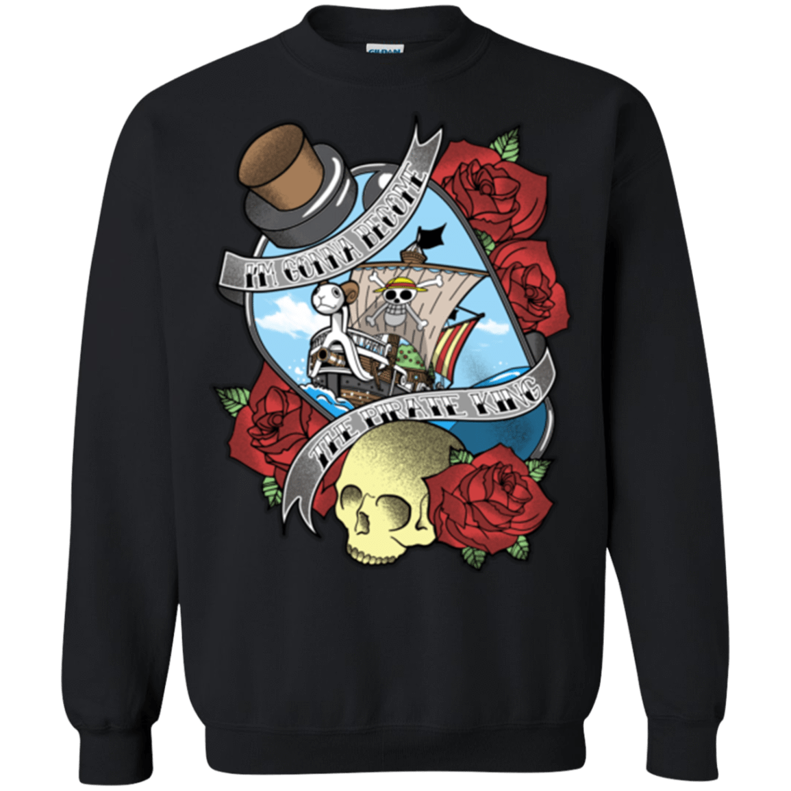 Sweatshirts Black / Small The Pirate King Crewneck Sweatshirt