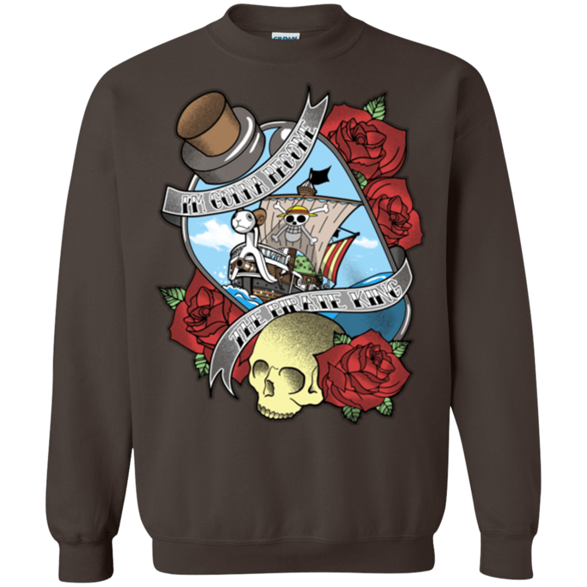 Sweatshirts Dark Chocolate / Small The Pirate King Crewneck Sweatshirt