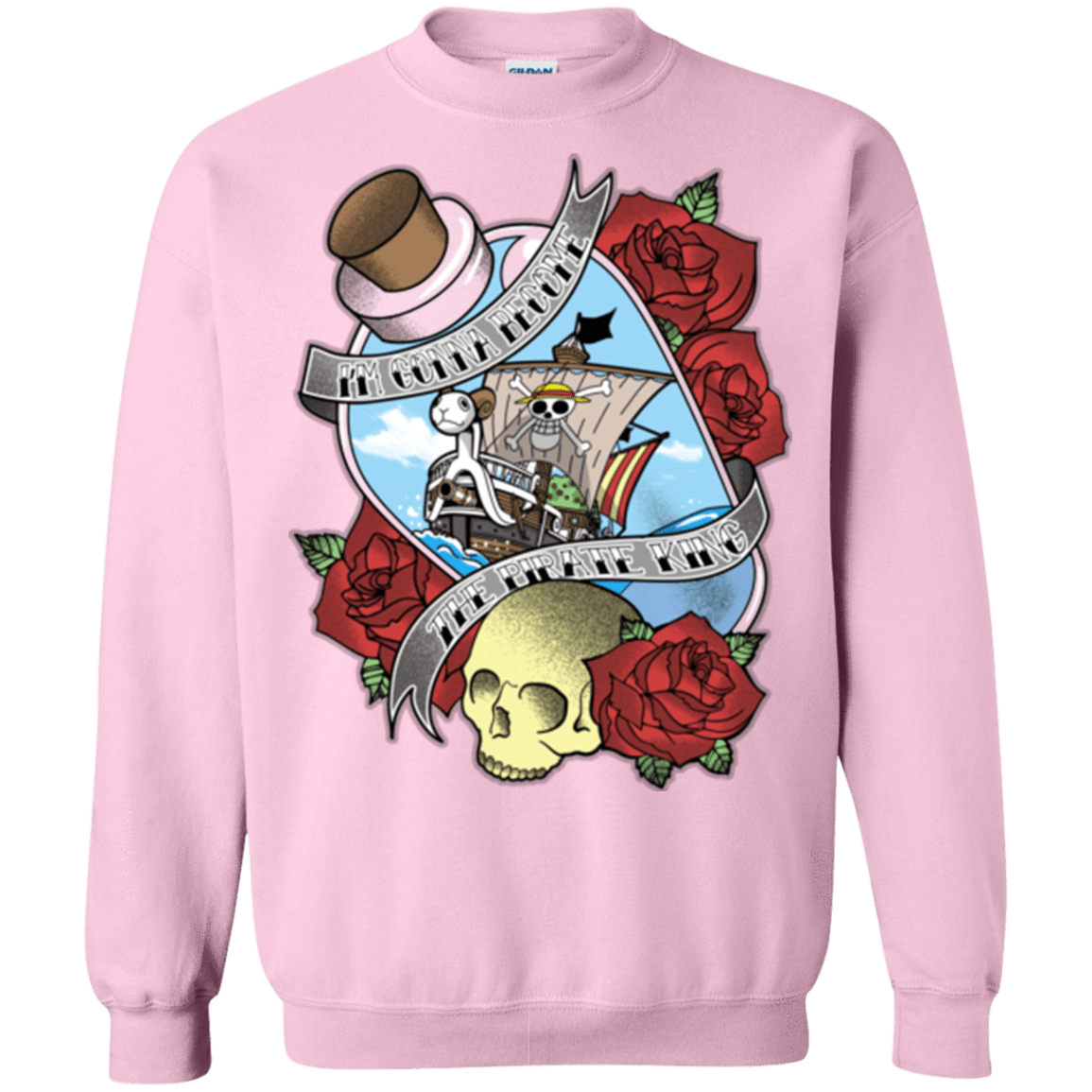 Sweatshirts Light Pink / Small The Pirate King Crewneck Sweatshirt