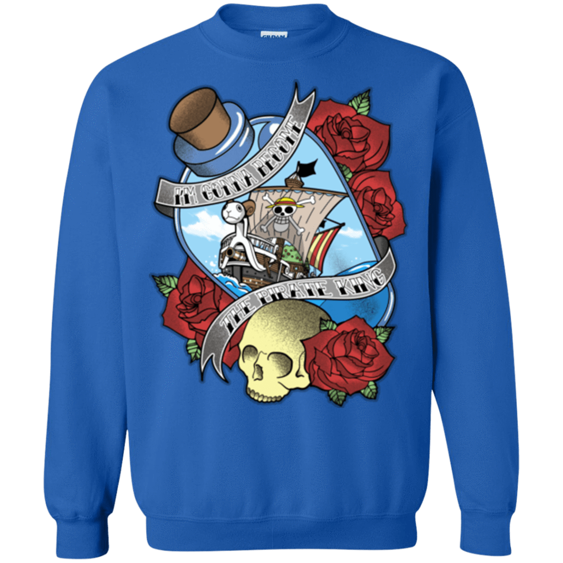 Sweatshirts Royal / Small The Pirate King Crewneck Sweatshirt