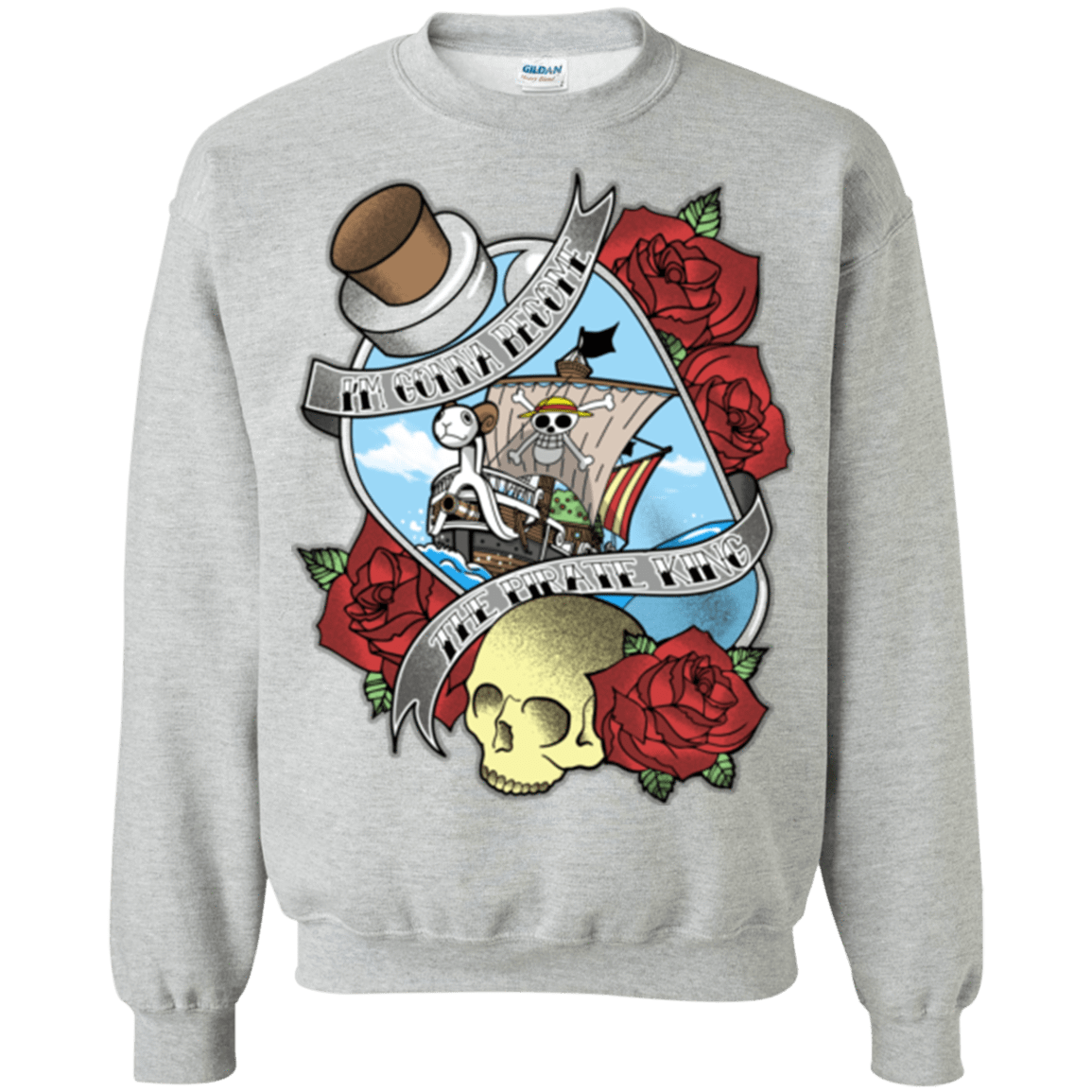 Sweatshirts Sport Grey / Small The Pirate King Crewneck Sweatshirt