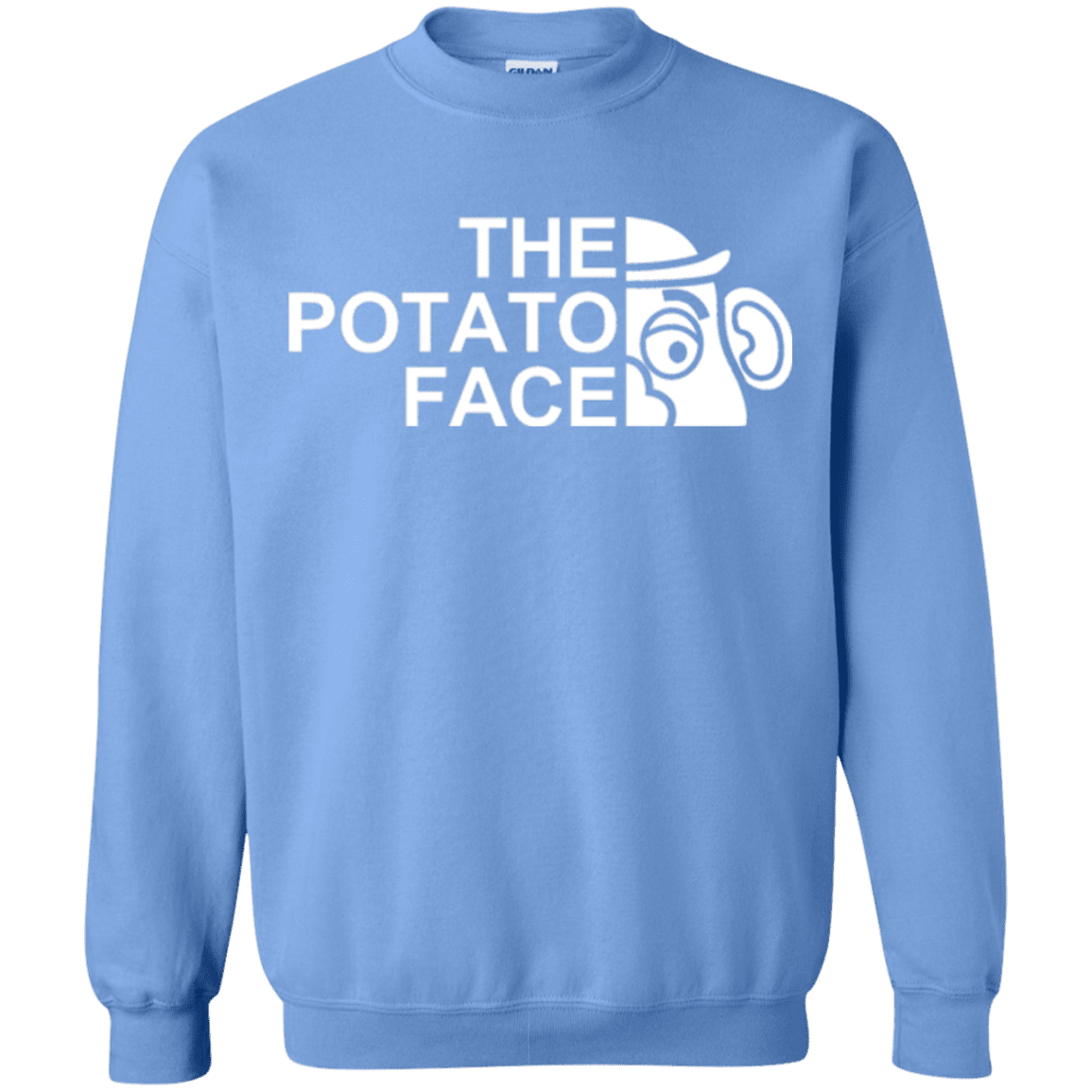 Sweatshirts Carolina Blue / Small The Potato Face Crewneck Sweatshirt