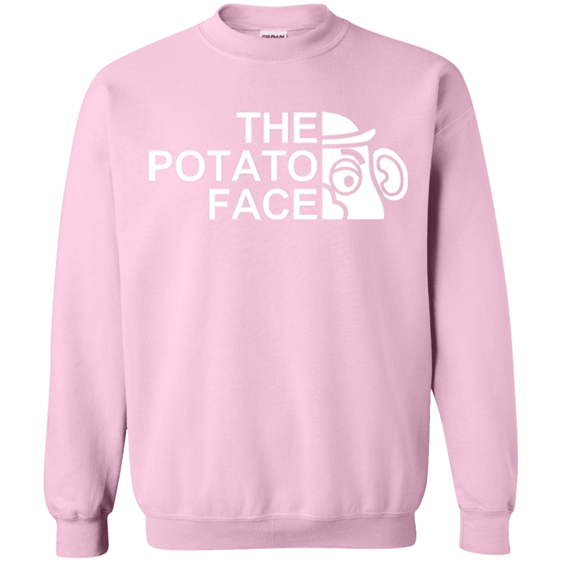 Sweatshirts Light Pink / Small The Potato Face Crewneck Sweatshirt